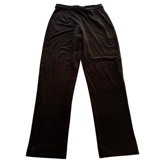 Chico's Design Pants - Chico's Design Women's Black Velvet Pants, Size 6